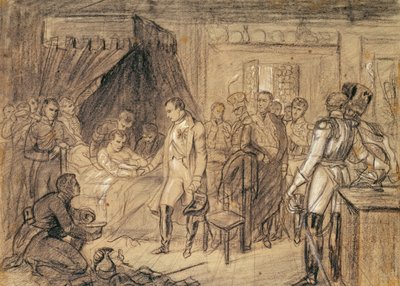 De dood van maarschalk Jean Lannes (1769-1809) Hertog van Montebello door Antoine Jean Gros